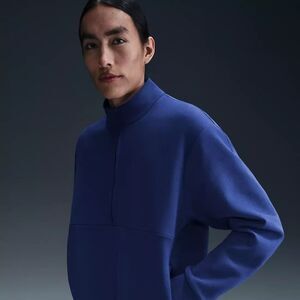 NWT Nike 24.7 ImpossiblySoft Dri-FIT 1/2-Zip Sweatshirt 'Royal' (Men's S)